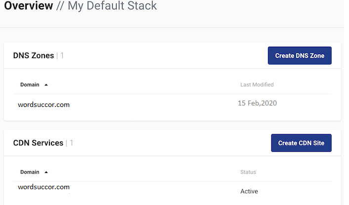 Default Stack