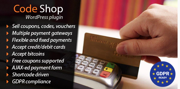 Code Shop - WordPress Coupon Code Plugin